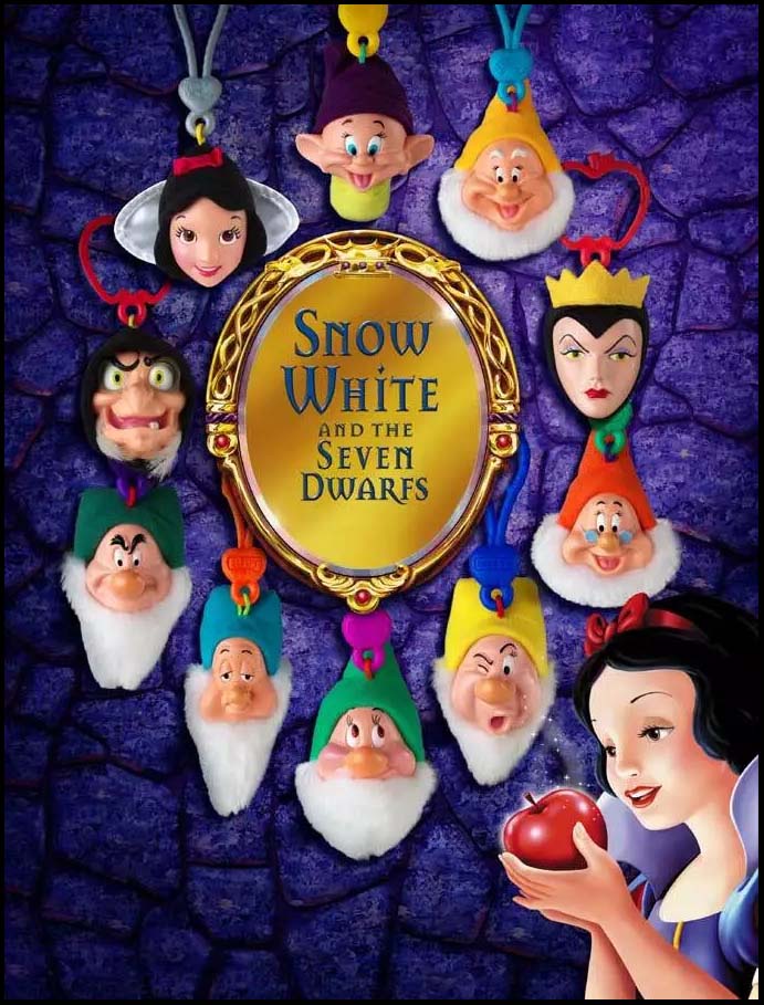 USA, 2001/11, Happy Meal Set, Snow White and the Seven Dwarves