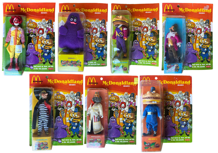 USA, 1976, McDonaldland Characters Set, Remco Toys INC.