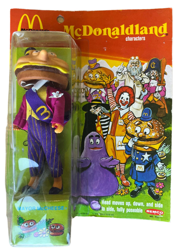USA, 1976, McDonaldland Characters Set, Remco Toys INC.