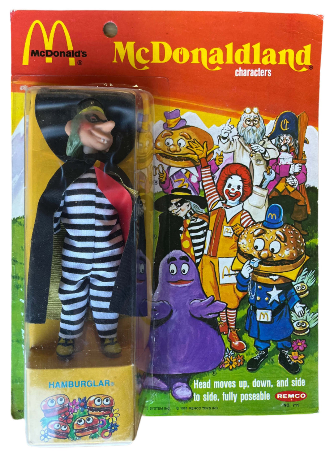 USA, 1976, McDonaldland Characters Set, Remco Toys INC.