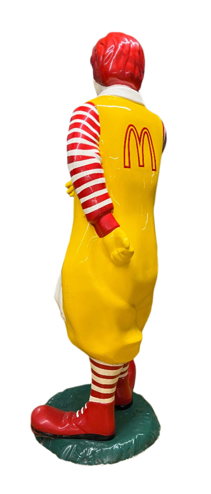 USA, 1980's, Live size fiberglass Ronald McDonald statue
