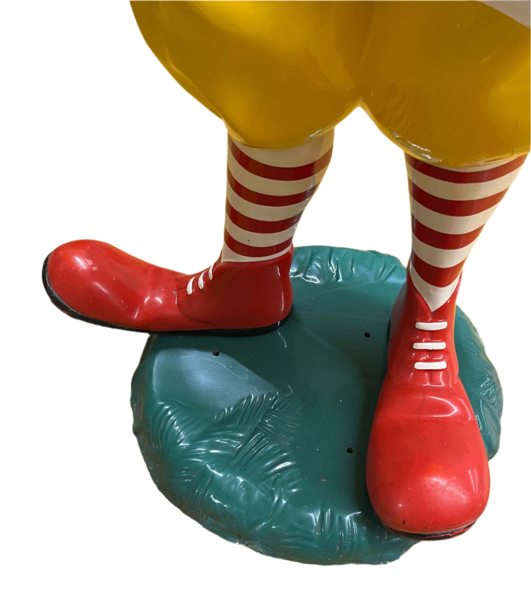 USA, 1980's, Live size fiberglass Ronald McDonald statue