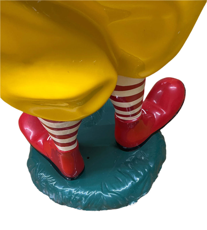 USA, 1980's, Live size fiberglass Ronald McDonald statue