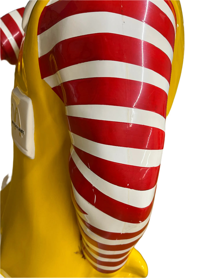 USA, 1980's, Live size fiberglass Ronald McDonald statue