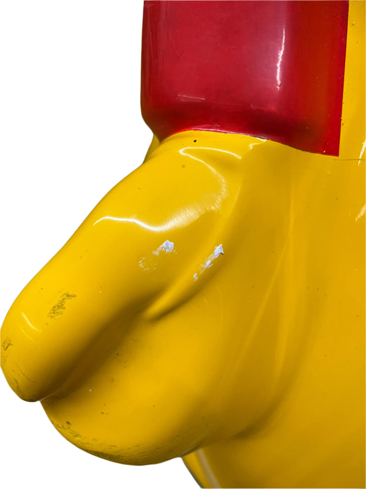 USA, 1980's, Live size fiberglass Ronald McDonald statue