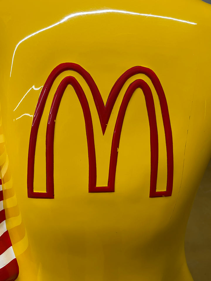 USA, 1980's, Live size fiberglass Ronald McDonald statue