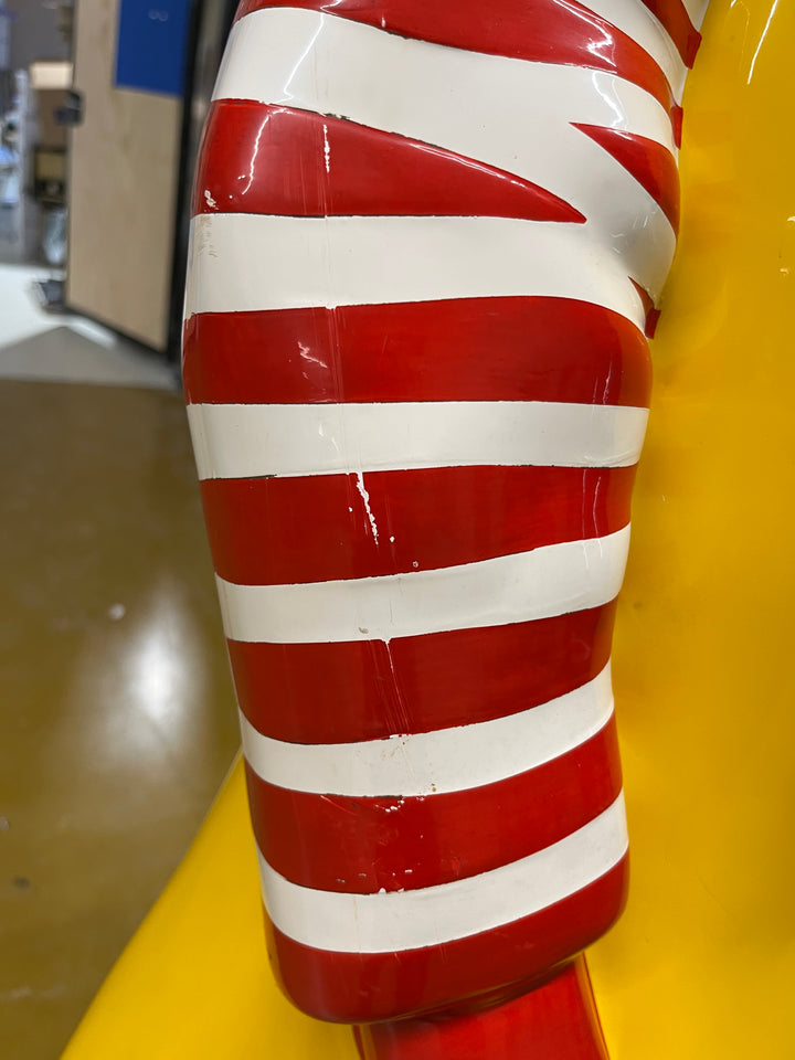 USA, 1980's, Live size fiberglass Ronald McDonald statue