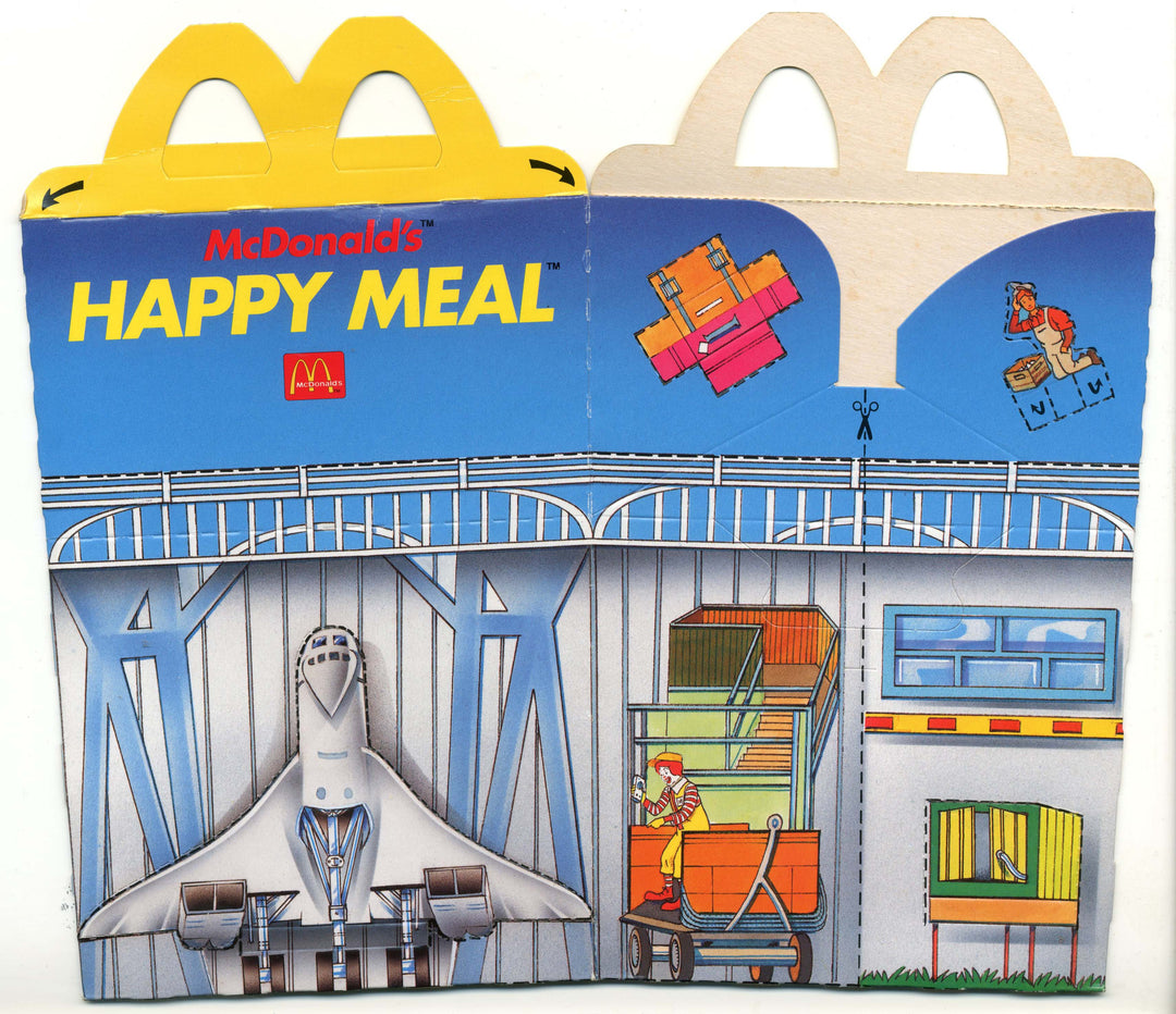 Netherlands, 1995/03, Happy Meal Boxes, Vliegveld